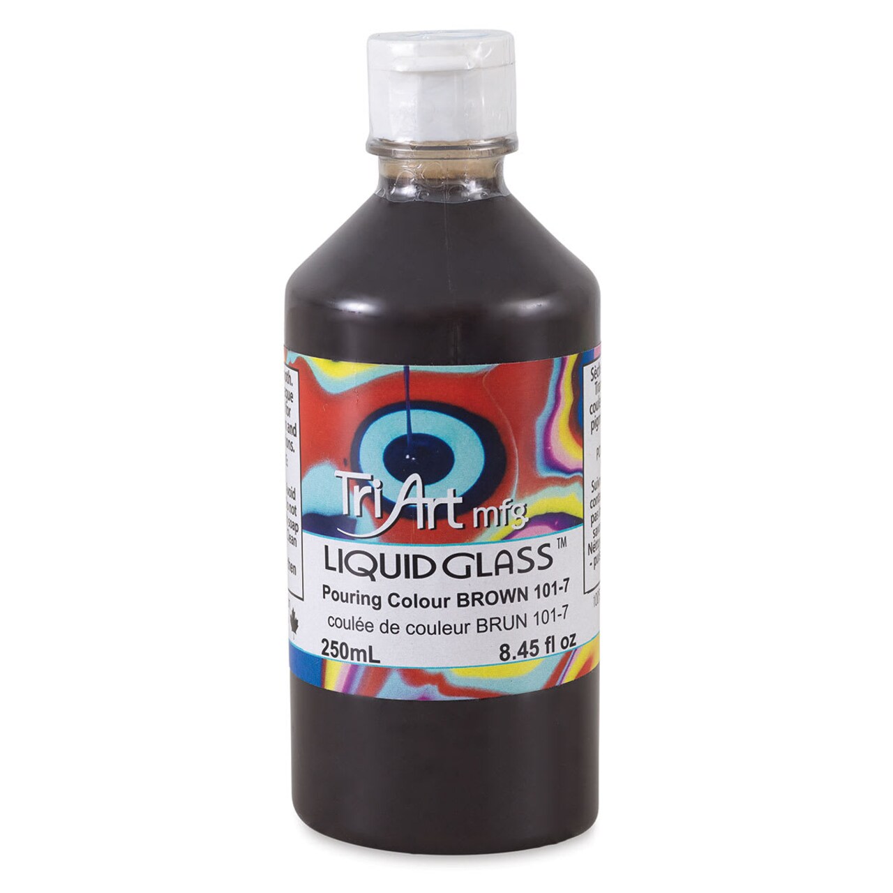 Tri-Art Acrylic Liquid Glass Pouring Color - Brown, 250 ml